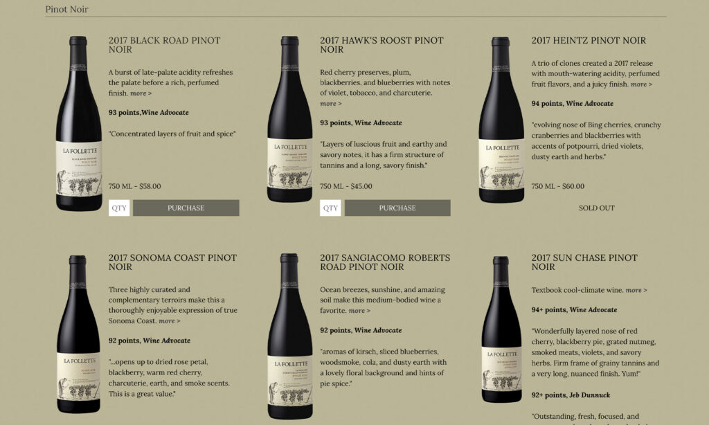 Brandkind La Follette Wines